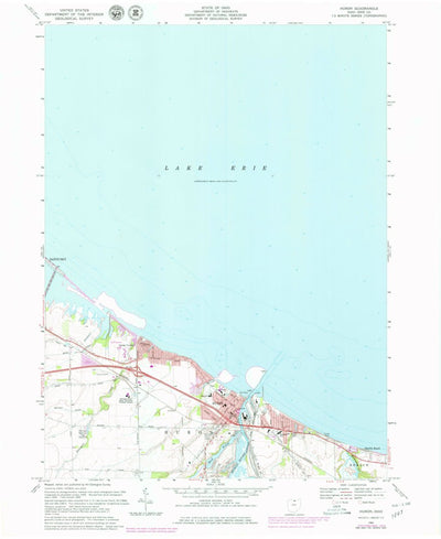 United States Geological Survey Huron, OH (1969, 24000-Scale) digital map