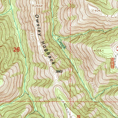 United States Geological Survey Huron, OR (1995, 24000-Scale) digital map