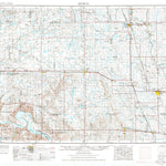 United States Geological Survey Huron, SD (1954, 250000-Scale) digital map