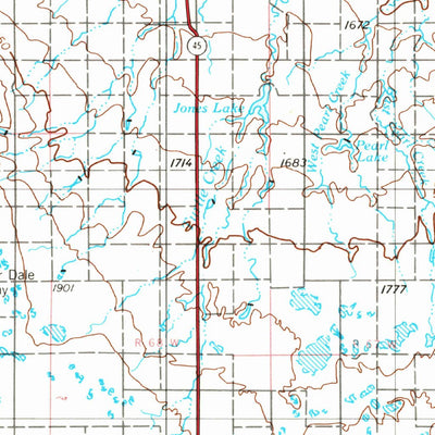 United States Geological Survey Huron, SD (1954, 250000-Scale) digital map