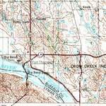 United States Geological Survey Huron, SD (1954, 250000-Scale) digital map
