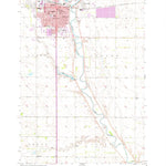 United States Geological Survey Huron, SD (1957, 24000-Scale) digital map