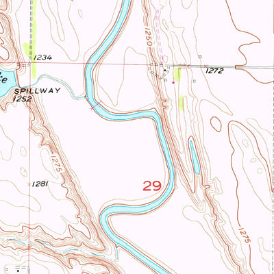 United States Geological Survey Huron, SD (1957, 24000-Scale) digital map