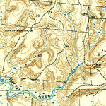 United States Geological Survey Hurricane, AL (1943, 31680-Scale) digital map