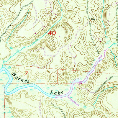 United States Geological Survey Hurricane, AL (1953, 24000-Scale) digital map
