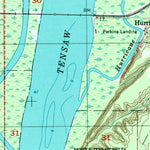 United States Geological Survey Hurricane, AL (1997, 24000-Scale) digital map