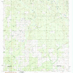 United States Geological Survey Hurricane Branch, LA (1986, 24000-Scale) digital map