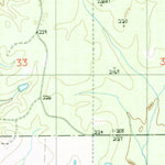 United States Geological Survey Hurricane Branch, LA (1986, 24000-Scale) digital map