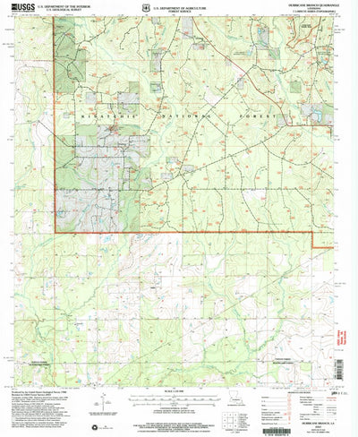United States Geological Survey Hurricane Branch, LA (2003, 24000-Scale) digital map