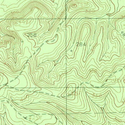 United States Geological Survey Hurricane Creek, TX (1984, 24000-Scale) digital map