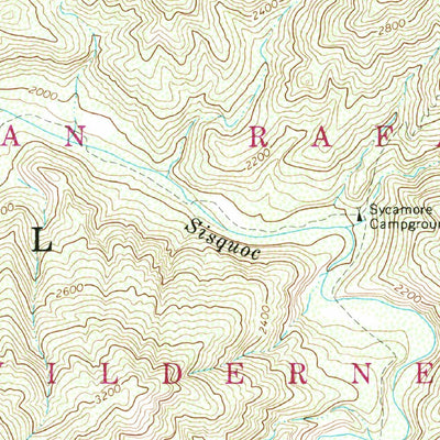 United States Geological Survey Hurricane Deck, CA (1964, 24000-Scale) digital map