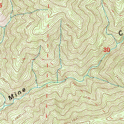 United States Geological Survey Hurricane Deck, CA (1995, 24000-Scale) digital map