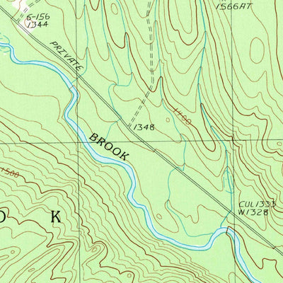 United States Geological Survey Hurricane Hill, ME (1989, 24000-Scale) digital map