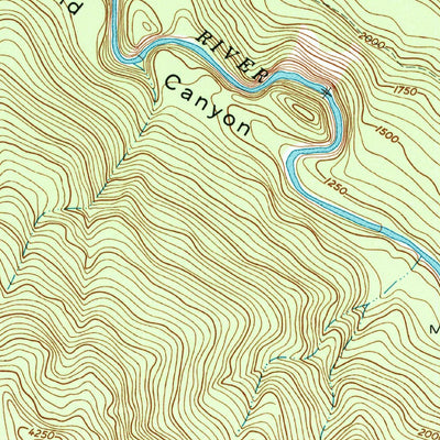 United States Geological Survey Hurricane Hill, WA (1950, 24000-Scale) digital map