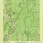 United States Geological Survey Hurricane, LA (1935, 62500-Scale) digital map