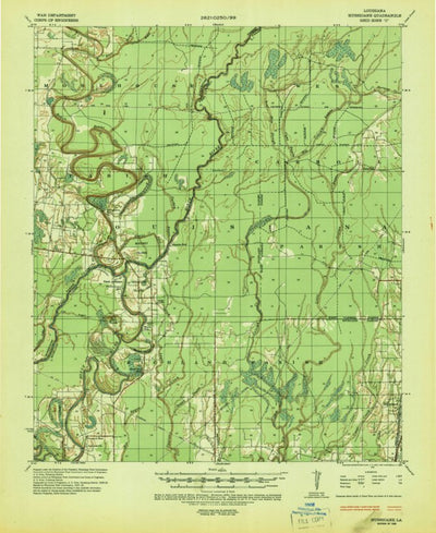 United States Geological Survey Hurricane, LA (1935, 62500-Scale) digital map