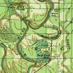 United States Geological Survey Hurricane, LA (1935, 62500-Scale) digital map