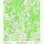 United States Geological Survey Hurricane, LA (1958, 62500-Scale) digital map