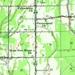 United States Geological Survey Hurricane, LA (1958, 62500-Scale) digital map