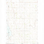 United States Geological Survey Hurricane Lake East, ND (1971, 24000-Scale) digital map
