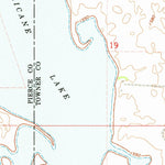 United States Geological Survey Hurricane Lake East, ND (1971, 24000-Scale) digital map