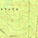 United States Geological Survey Hurricane Lake, FL-AL (1973, 24000-Scale) digital map