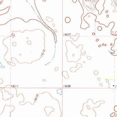 United States Geological Survey Hurricane Lake West, ND (1971, 24000-Scale) digital map