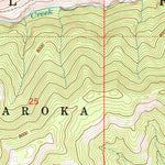 United States Geological Survey Hurricane Mesa, WY (1991, 24000-Scale) digital map