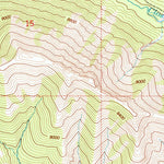 United States Geological Survey Hurricane Mesa, WY (1991, 24000-Scale) digital map