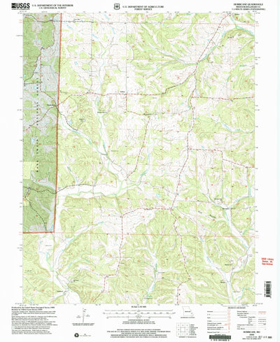 United States Geological Survey Hurricane, MO (2000, 24000-Scale) digital map