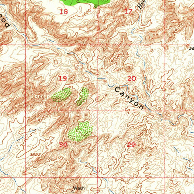 United States Geological Survey Hurricane, UT (1954, 62500-Scale) digital map