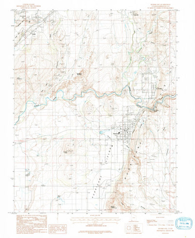 United States Geological Survey Hurricane, UT (1986, 24000-Scale) digital map