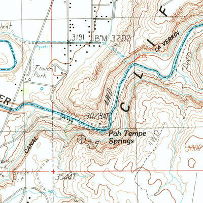United States Geological Survey Hurricane, UT (1986, 24000-Scale) digital map