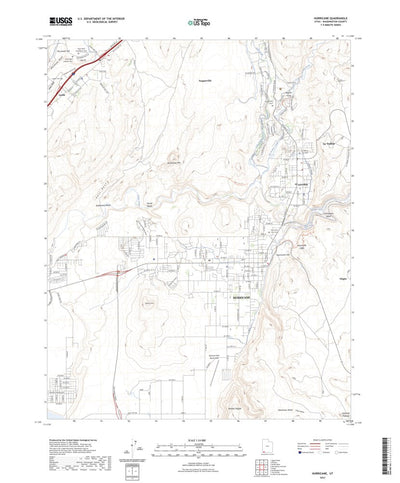 United States Geological Survey Hurricane, UT (2023, 24000-Scale) digital map