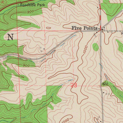 United States Geological Survey Hurricane, WI (1962, 24000-Scale) digital map