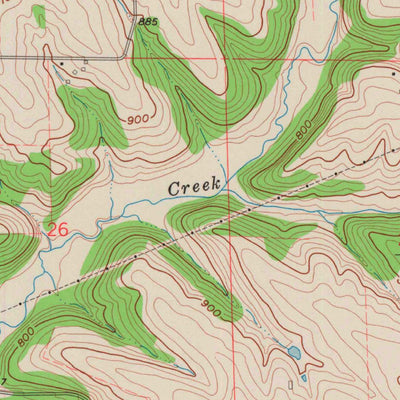 United States Geological Survey Hurricane, WI (1962, 24000-Scale) digital map
