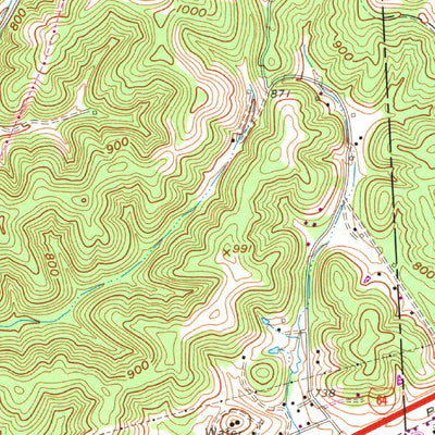 United States Geological Survey Hurricane, WV (1972, 24000-Scale) digital map