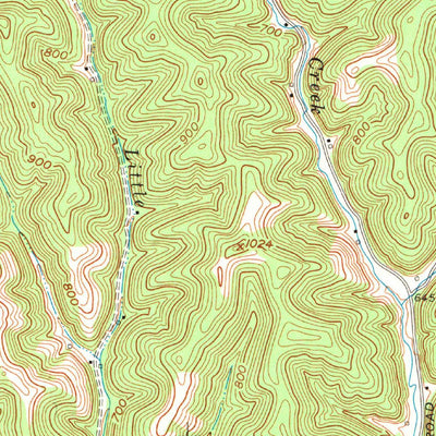 United States Geological Survey Hurricane, WV (1972, 24000-Scale) digital map