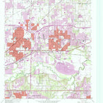 United States Geological Survey Hurst, TX (1959, 24000-Scale) digital map