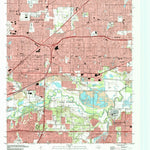 United States Geological Survey Hurst, TX (1995, 24000-Scale) digital map