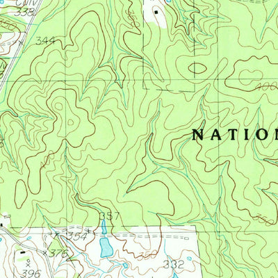 United States Geological Survey Hurstown, TX (1984, 24000-Scale) digital map