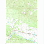 United States Geological Survey Huson, MT (1988, 24000-Scale) digital map