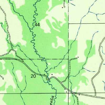United States Geological Survey Husser, LA (1942, 31680-Scale) digital map