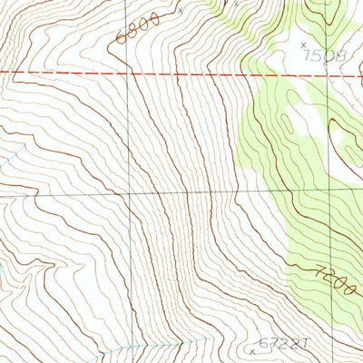 United States Geological Survey Hussman Spring, NV (1988, 24000-Scale) digital map