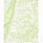 United States Geological Survey Hustontown, PA (1968, 24000-Scale) digital map