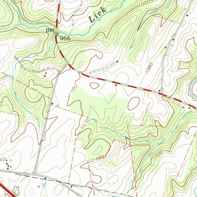 United States Geological Survey Hustontown, PA (1968, 24000-Scale) digital map