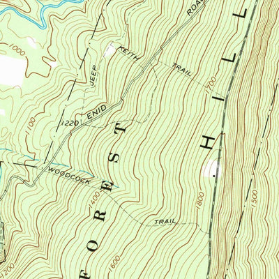 United States Geological Survey Hustontown, PA (1968, 24000-Scale) digital map