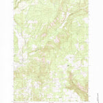 United States Geological Survey Husum, WA (1983, 24000-Scale) digital map