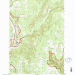 United States Geological Survey Husum, WA (1994, 24000-Scale) digital map