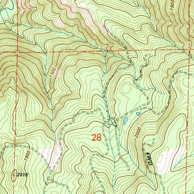 United States Geological Survey Husum, WA (1994, 24000-Scale) digital map